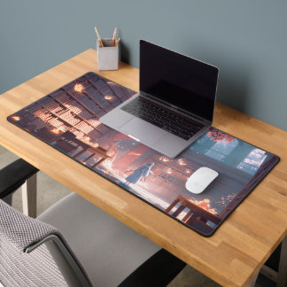 Tapis de bureau Bibliothèque du Hibou au Clair de 