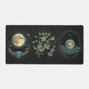 Tapis de bureau céleste - Phases de la lune, Art n