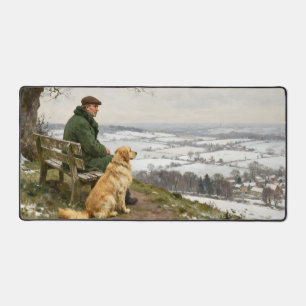 Tapis de bureau Compagnons d'hiver