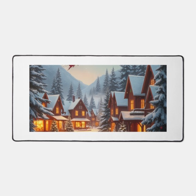 Tapis de bureau de Noël (Recto)