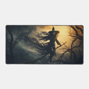 Tapis de bureau de sorcières volant