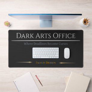 Tapis de bureau des Arts Sombres Décor de sorcier