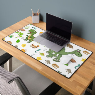 Tapis de bureau dinosaure