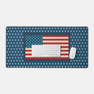 Tapis de bureau drapeau américain patriotique Cade