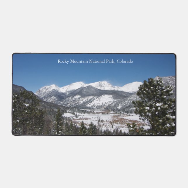Tapis de bureau du parc national Rocky Mountain (Recto)