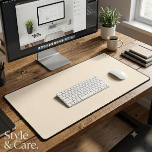 Tapis de bureau élégant antique blanc pour style d