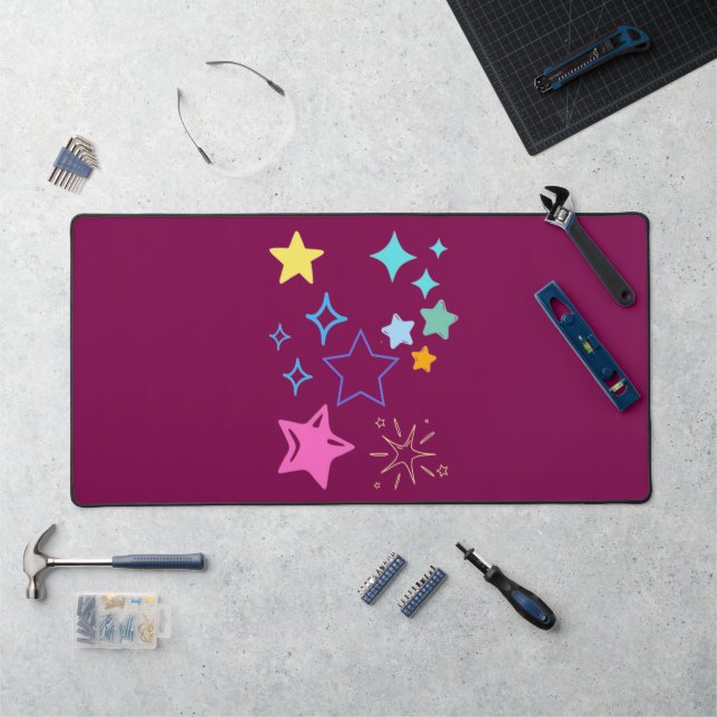 Tapis de bureau étoiles (Poste de travail)