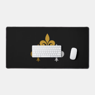 Tapis de bureau Fleur de Lys