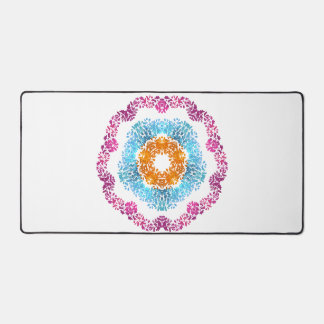 Tapis de bureau floral