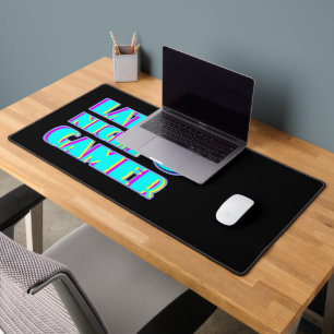 Tapis de bureau Gamer Neon Glitch   Configuration 