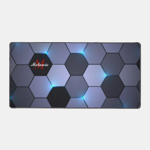 Tapis de bureau Hexagonal géométrique Abstrait