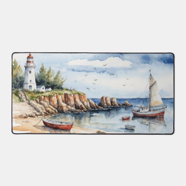 Tapis de bureau Light House (Recto)