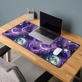 Tapis de bureau – Luxe Phases lunaires célestes vi