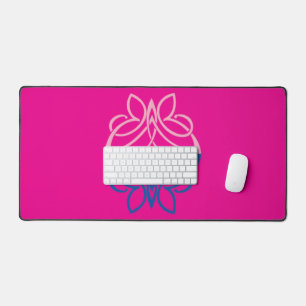 Tapis de bureau papillon