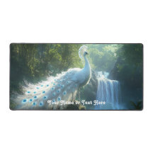 Tapis de bureau personnalisable Cascade de la forê