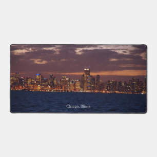 Tapis de bureau pour skyline de Chicago, Illinois