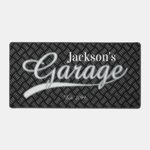 Tapis de bureau pour tablettes d'outil Garage gris