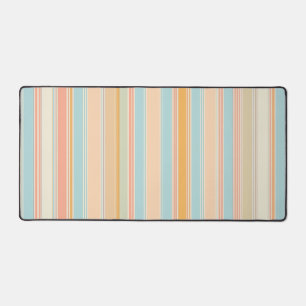 Tapis de bureau rayé, Décoration de bureau esthéti