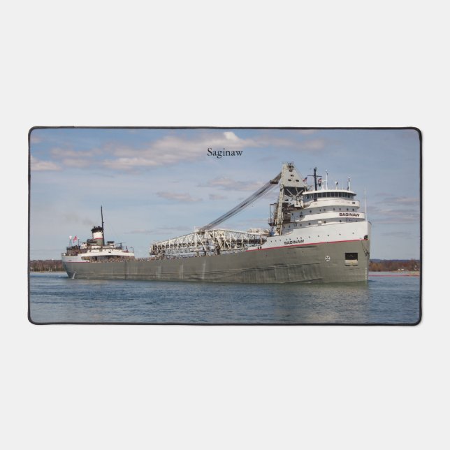 Tapis de bureau Saginaw (Recto)