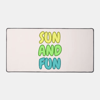 Tapis de bureau Soleil et Amusement