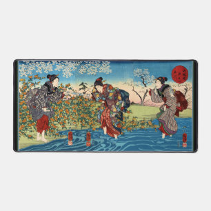 Tapis de bureau Trois dames japonaises traversant