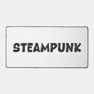 Tapis de bureau typographique Art Vintage Steampun