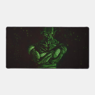 Tapis de bureau vert namekien minimaliste Piccolo