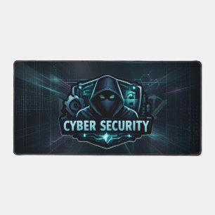 Tapis de bureau XXL Elite Hacker Cybersécurité Ta