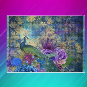 Tapis de cuisine Tapis de sol de cuisine Paon Paon