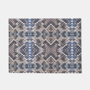 Tapis de la peau de crotale de diamant oriental