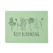 Tapis de pied de Keep Blooming