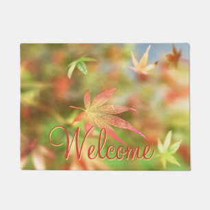 Tapis de porte à fibres d'automne