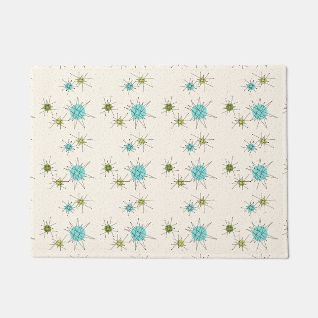 Tapis de porte atomique iconique de Starbursts (Devant)