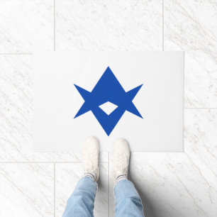 Tapis de porte avec le drapeau de la ville de Toyo