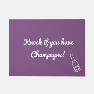 Tapis de porte de bouteille de Champagne