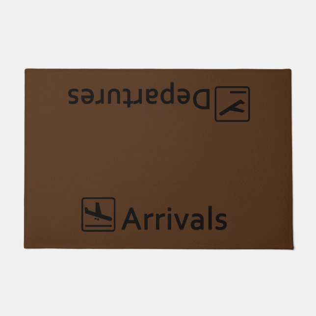 Tapis de porte de départs d'arrivées (Devant)