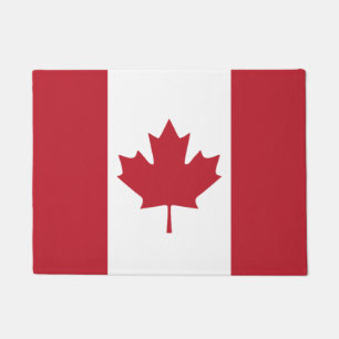 Tapis de porte de drapeau du Canada