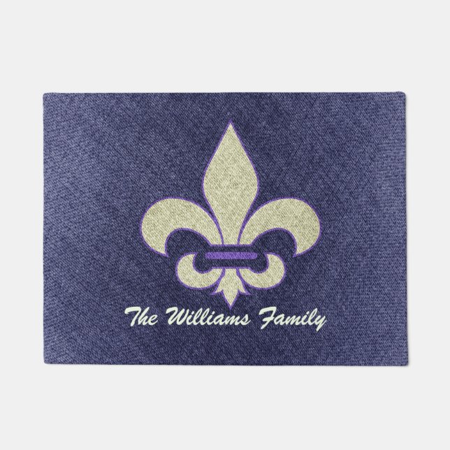 Tapis de porte de Fleur Di Lys Custom (Devant)