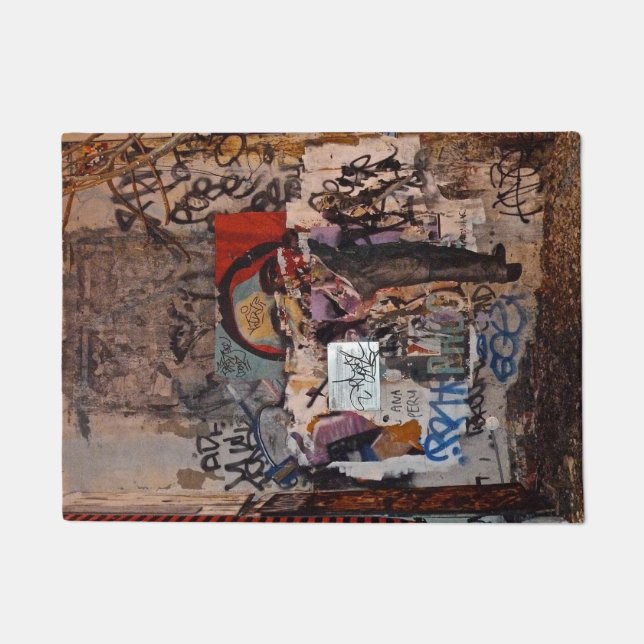 Tapis de porte de graffiti d'East Village (Devant)