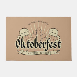 Tapis de porte d'Oktoberfest