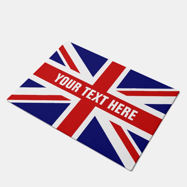 Tapis de porte du drapeau de l'Union Jack britanni (Incliné)