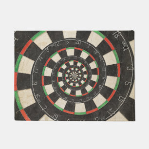 Tapis de porte en spirale de Droste de Cible de