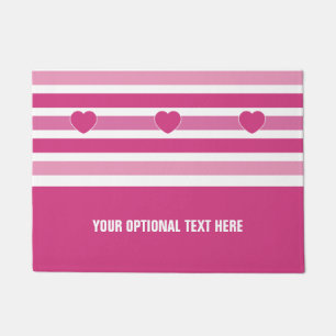 Tapis de porte faits sur commande de motif de
