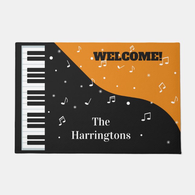 Tapis de porte faits sur commande de musique de (Devant)