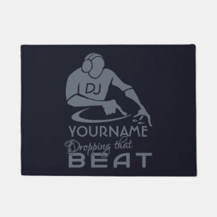 Tapis de porte faits sur commande de nom et de