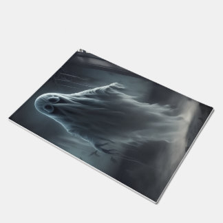 Tapis de porte fantôme hanté - Décoration saisonni