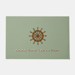 Tapis de porte - Helm Brown avec nom