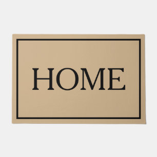 Tapis de porte minimaliste pour la maison