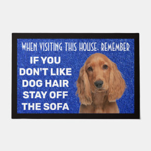 Tapis de porte personnalisé Cocker Spaniel