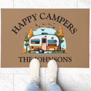 Tapis de porte personnalisé Happy Campers